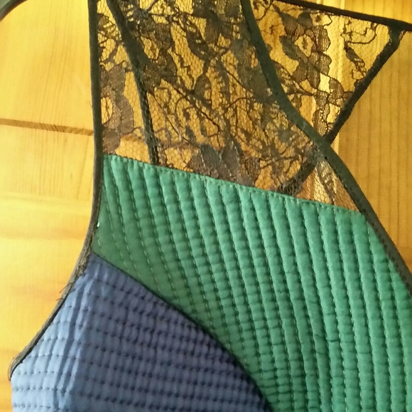 Anthropologie Niki Tlanapan Patchwork Lace Silk Maxi Dress 0 NWT $368 - Picture 2 of 12